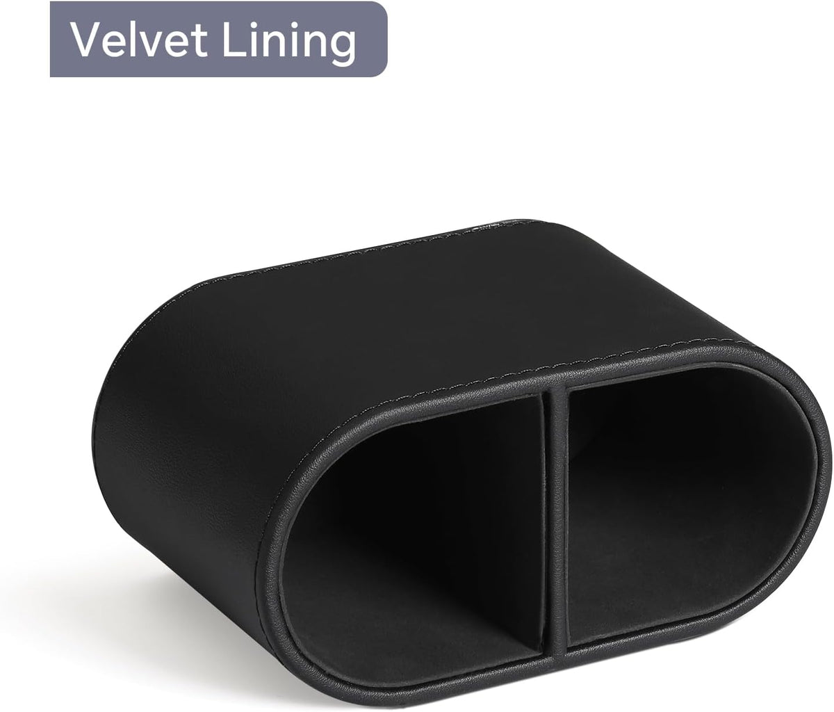 Pen Holder for Desk, Small Remote Control Holder, Black