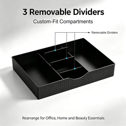 gianotter Desk Organizers and Accessories, Monitor Stand with Drawer and 2 Pen Holder, Desktop Organizer Suitable for Offices and Dormitories (Wood)