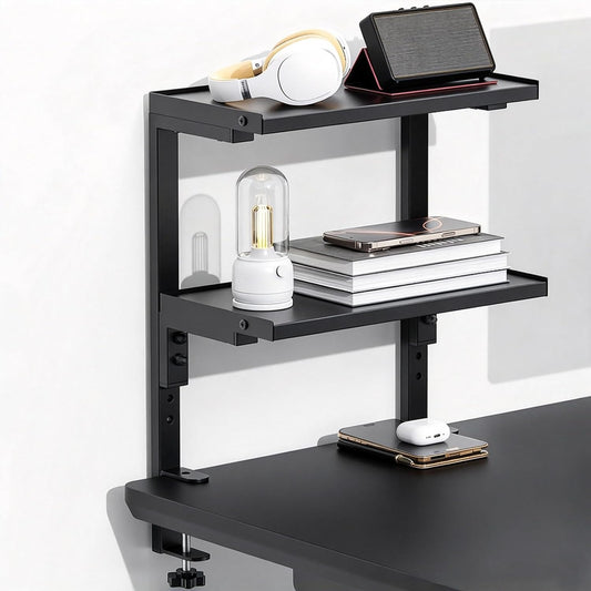 Spacrea 2 Tier Clamp on Desk Shelf