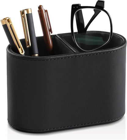 Pen Holder for Desk, Small Remote Control Holder, Black