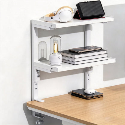 Spacrea 2 Tier Clamp on Desk Shelf