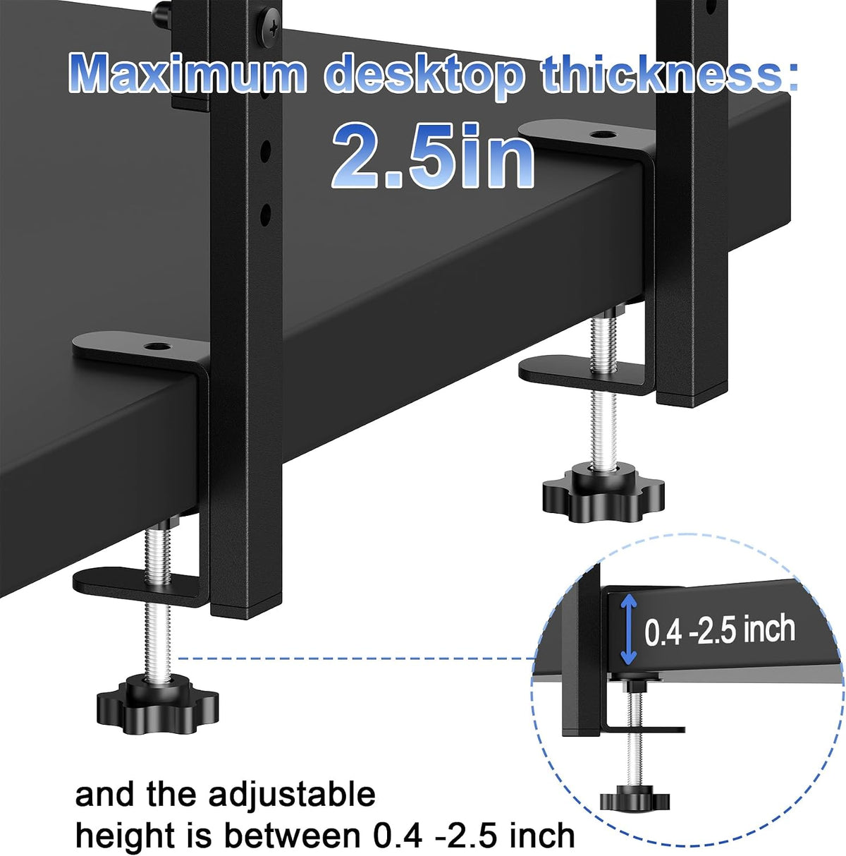 Spacrea 2 Tier Clamp on Desk Shelf