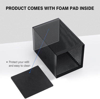 Comix Mesh Pen Holder, Desk Organizer for Home Office, Black