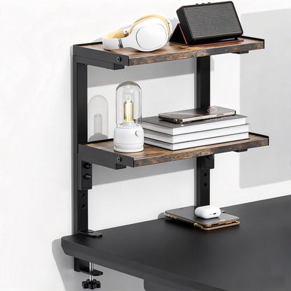 Spacrea 2 Tier Clamp on Desk Shelf